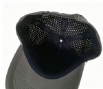 5 panel cap laser cut hole back